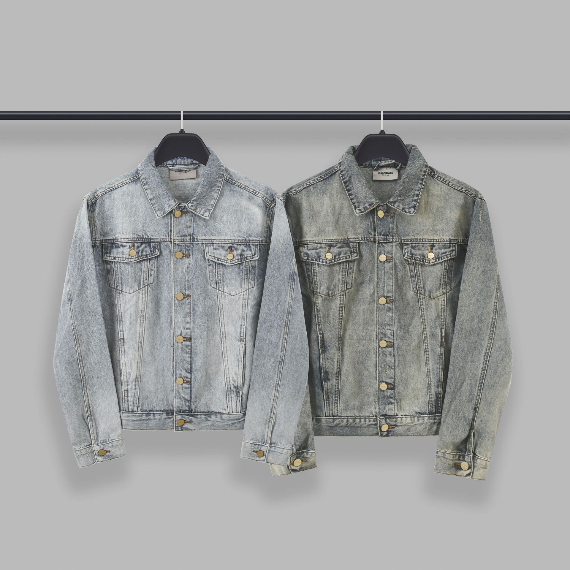 现货fog复线 essentials 高街裁剪休闲牛仔衣外套夹克 两色
