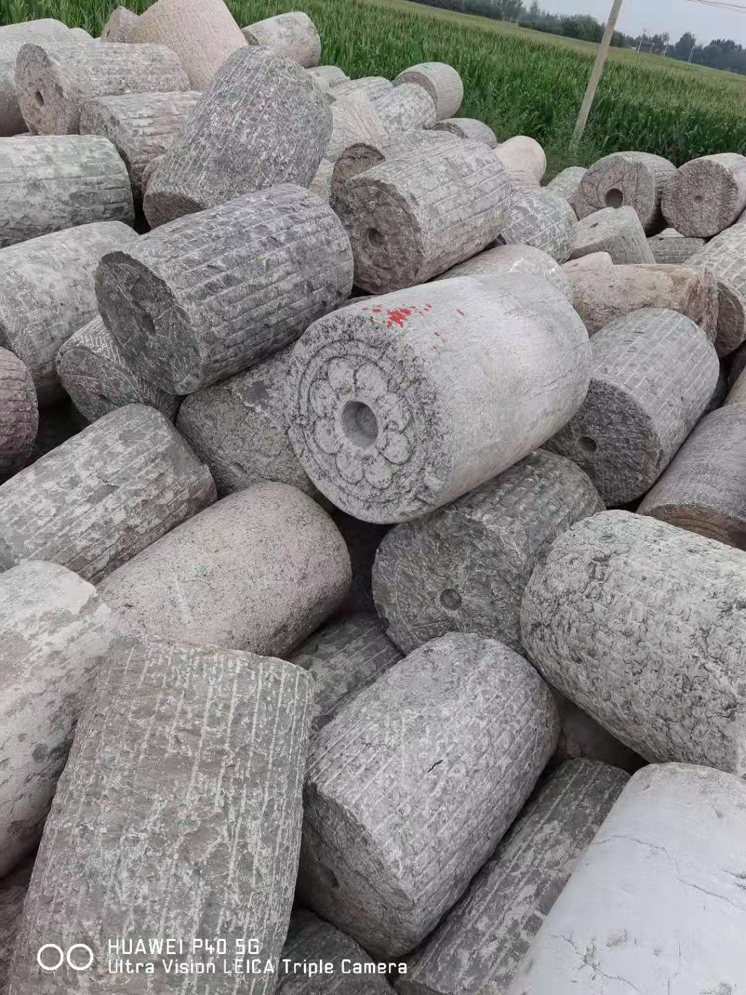 民间老石磙民俗民俗景区老石磙摆件民俗老石器老石磙批发厂家