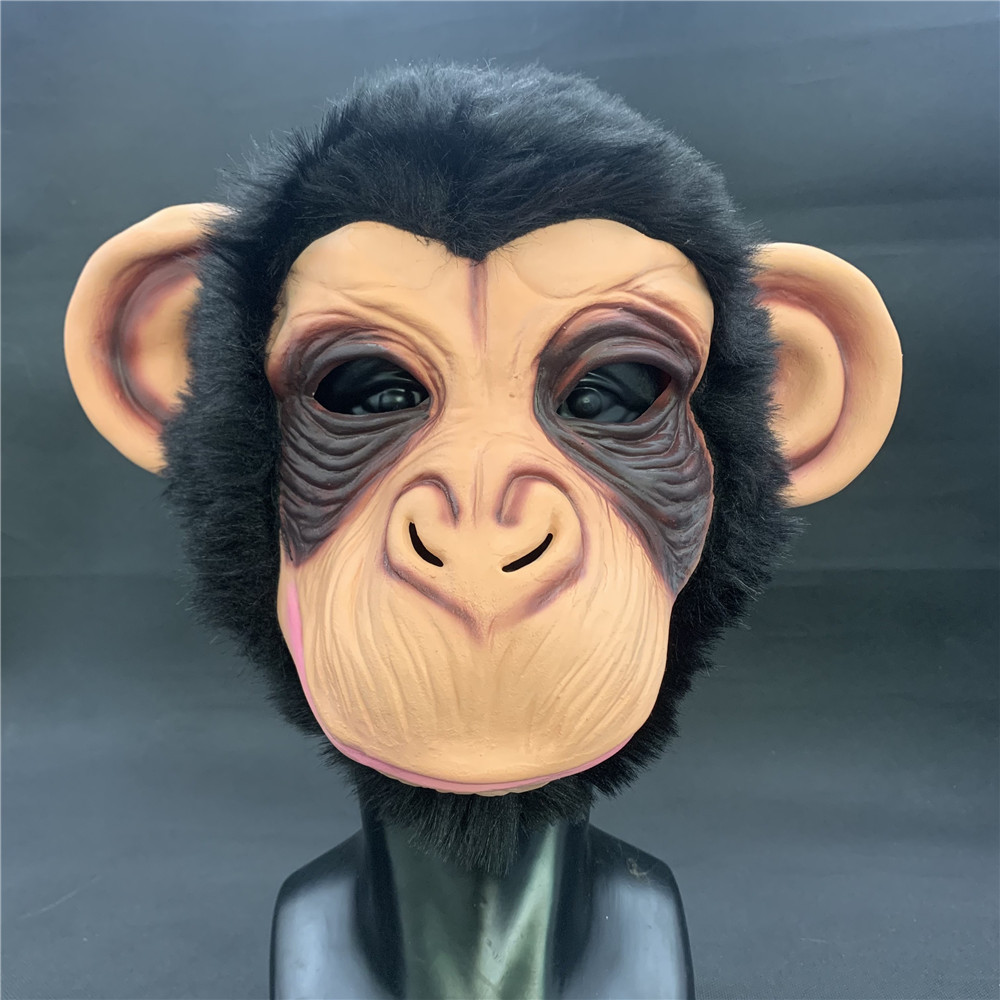 金刚猩猩面具大耳猴子面具人猿泰山脸谱面罩猿猴头套邓超同款道具
