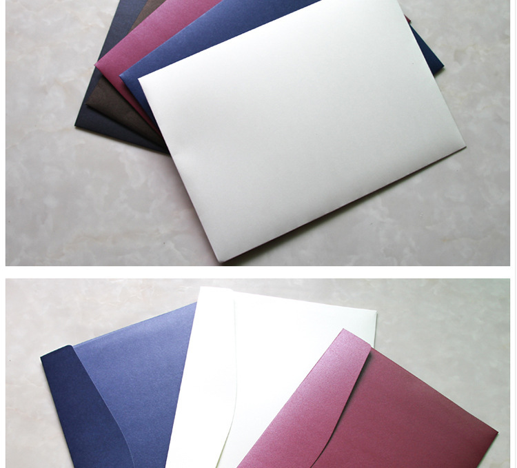 9号高档烫金logo加厚西式a4信封 珠光纸大号合同档案袋印刷信封