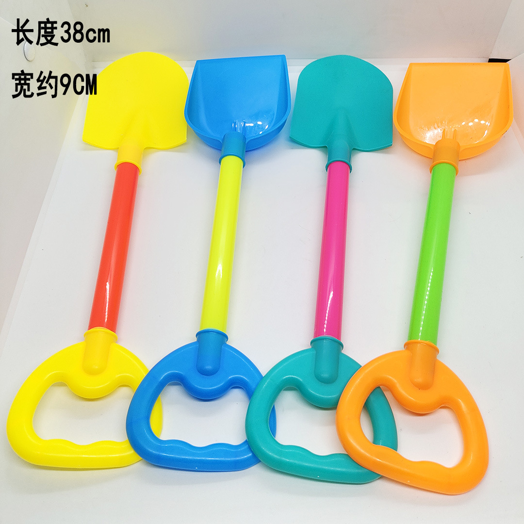 跨境沙滩铲子2把 玩沙工具海边戏水景区公园沙滩玩具套装配件批发