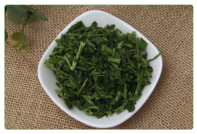厂家供应脱水菠菜干水洗烫煮菠菜方便面蔬菜包原料支持批发菠菜叶