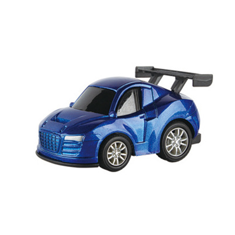 儿童玩具车卡通1:64q版回力合金车口袋玩具车4只开窗盒条装