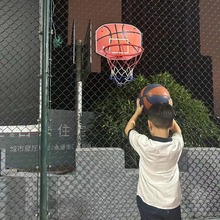 儿童篮球框挂式室外投篮篮圈家用室内篮筐免打孔可折叠移动篮球架