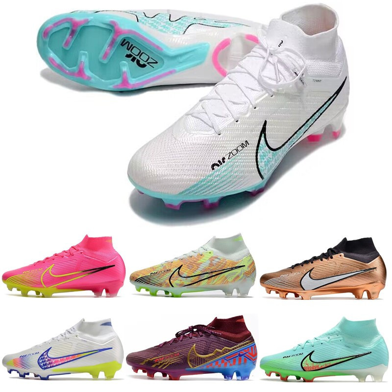 刺客15足球鞋姆巴佩fg长钉气垫c罗ag短钉男女儿童学生