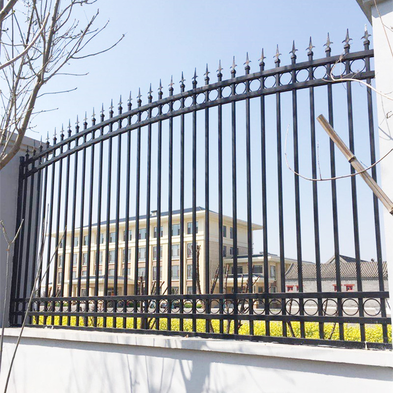攀博别墅庭院围墙围栏厂区工地学校铁艺栅栏栏杆厂家现货锌钢护栏