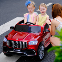 儿童电动车可坐双人男女宝宝四轮遥控汽车音乐充电自驾小孩玩具车