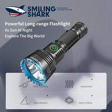 Smiling shark high-power flashlight long shots highlighted