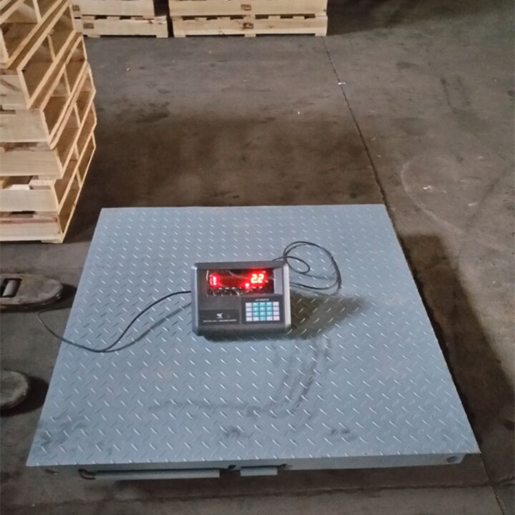 工业称重小平台秤 工厂1-3吨花纹面板磅秤 1.2*1.5m小型电子地磅