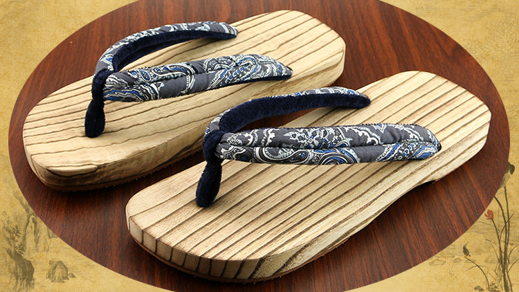 日本式木屐男女情侣款木屐人字木拖鞋男夏季防滑木鞋cosplay木屐