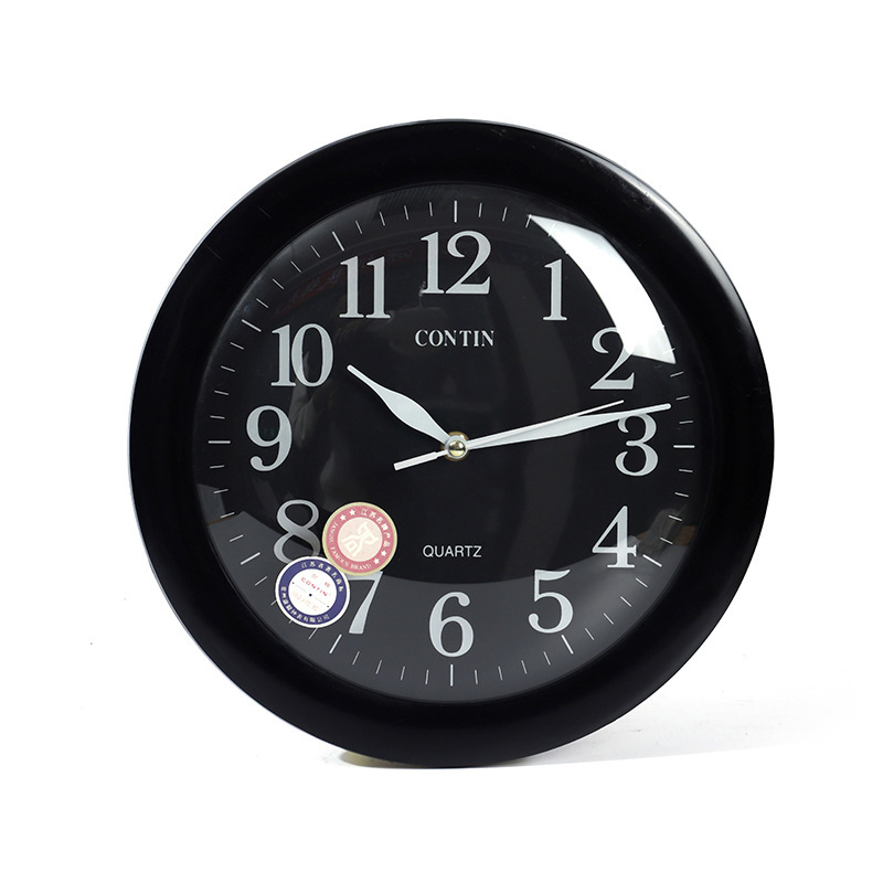 Kangtian Fashion Simple round Clock Creative Mute Wall Clock Living Room Home Modern Quartz Watch Clock Factory Wholesale