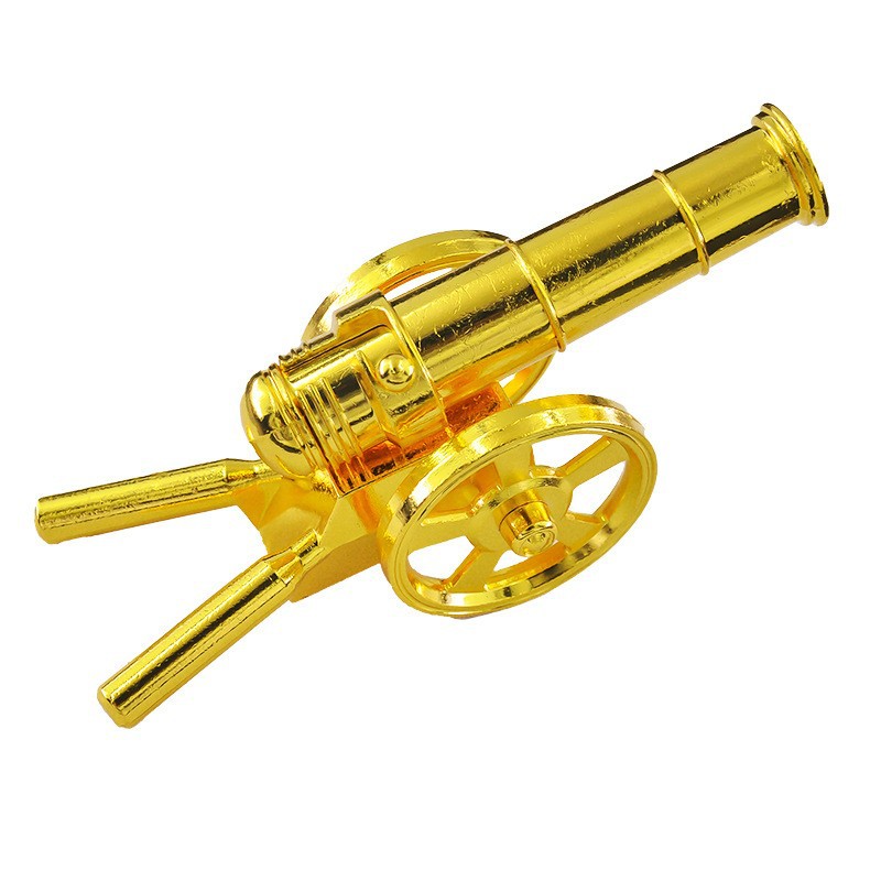 合金大炮铜炮摆件大炮模型家居电视柜玄关中式工艺摆件迷你小钢炮