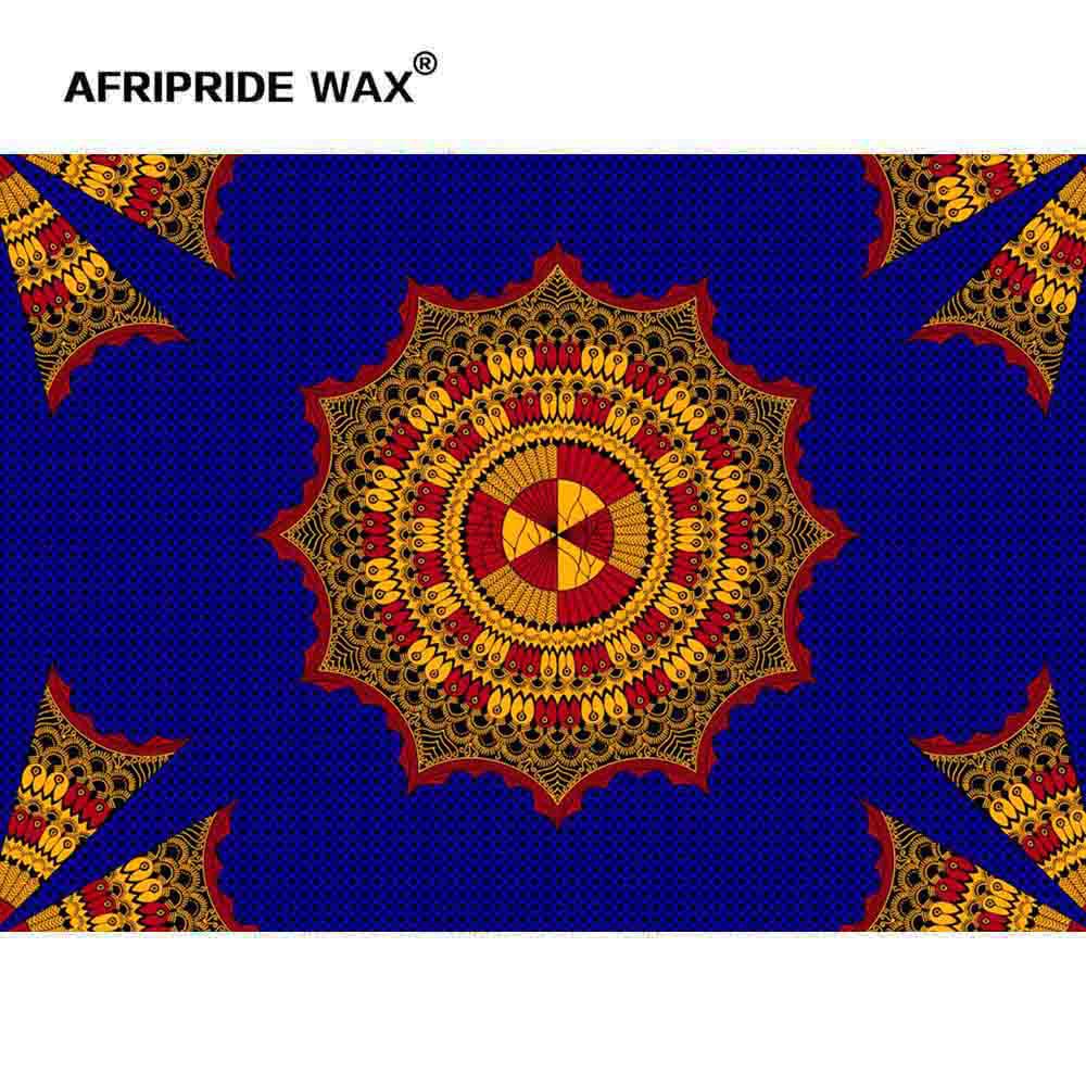 Foreign Trade Wholesale African Double-Sided Printing Cotton Batik Fashion Fabric Afripride Wax 733