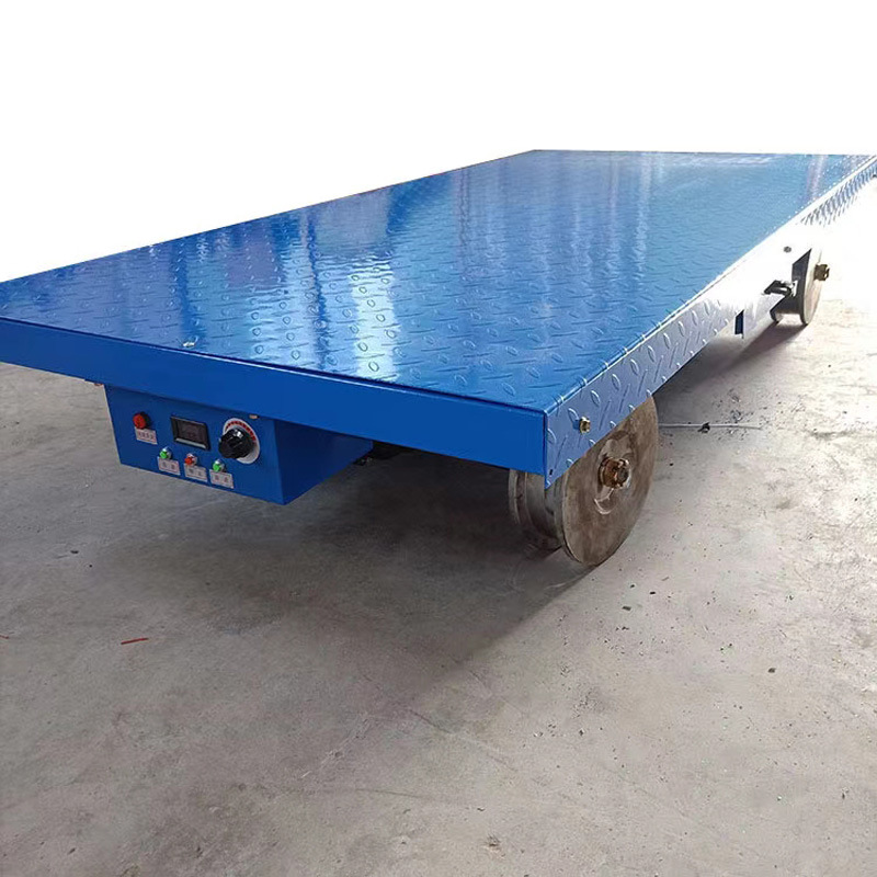 蔬菜大棚无线遥控轨道车运输小火车温室田间智能电动运输车采摘车