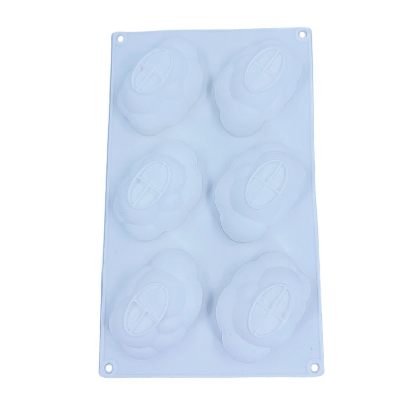 Factory in Stock 6-Piece Cloud Silicone Cake and Bread Mold Exclusive for Cross-Border French Mousse DIY Baking Tool