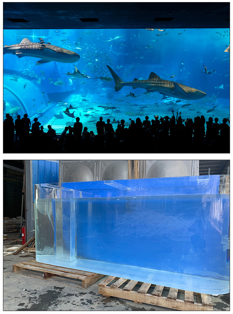 【亚克力鱼缸】有机玻璃鱼缸 亚克力鱼缸大型亚克力异型鱼缸缸体
