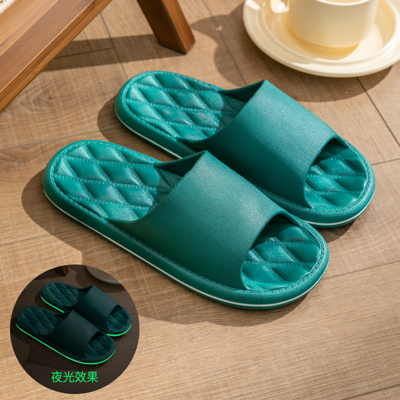 Creative Luminous Home Sandals Bathroom Non-Slip Men's and Women's Couple Shoes Slippers Bathroom Slippers Home Summer
