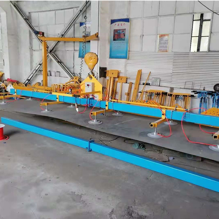 激光上料吸盘 电动真空吸盘吊具 钢板石材真空吸盘吊具