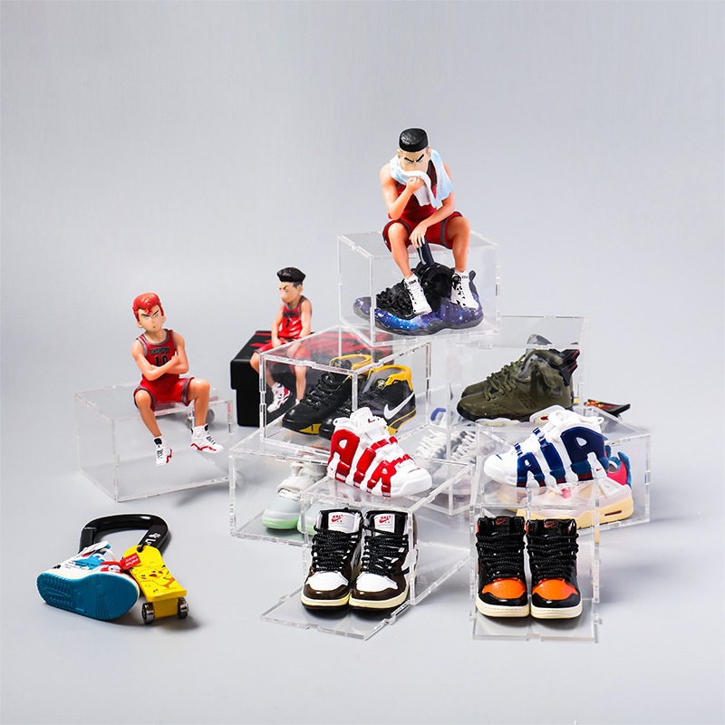 生日礼物迷你小aj模型车载装饰品篮球鞋墙模型手办汽车载立体摆件