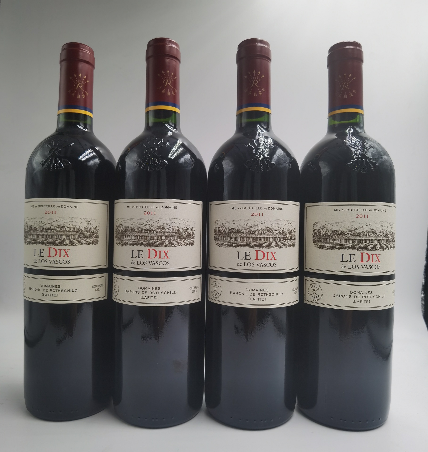 智利原瓶红酒 2011年巴斯克酒庄拉菲华诗歌十世le dix干红葡萄酒