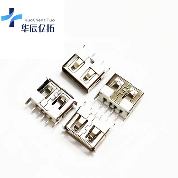 0母座 af型接口连接器插座 usb 180度