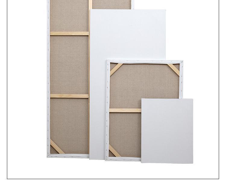 亚麻画布油画框中纹细纹油画布内框手绘布面油画练习超大尺寸