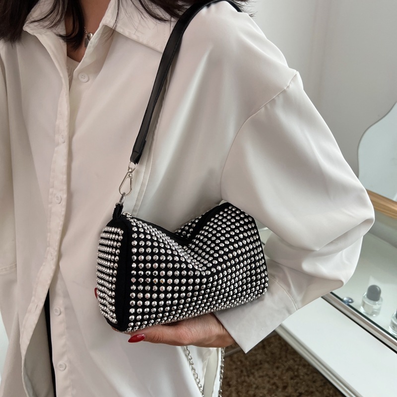 Fashion Rhinestone Tote Full Diamond Chain Bag Women's Shoulder Bag 2022 New Women's Corssbody Bag