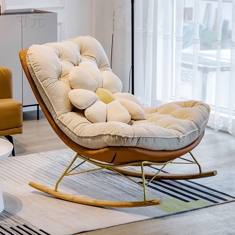 休闲家用摇椅懒人阳台躺椅客厅沙发椅单人网红北欧沙发摇摇-阿里巴巴