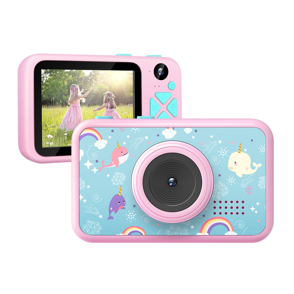 儿童相机可拍照录像前后双镜头2.