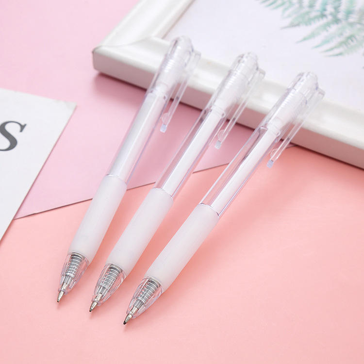 5mm黑色子弹头简约按压签字笔