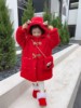 Girls Winter 2021 new pattern children With cotton overcoat Children keep warm Sherpa coat baby thickening coat