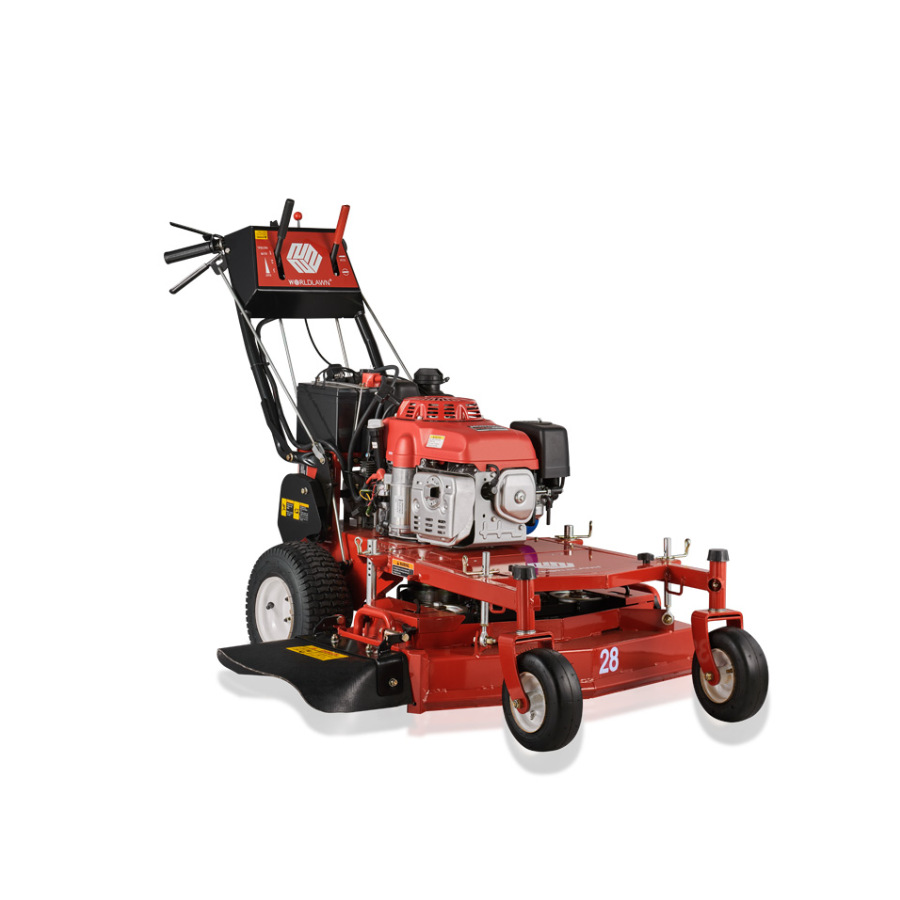 沃得28寸草坪机草地割草机草坪车四冲程汽油机商用剪草机球场