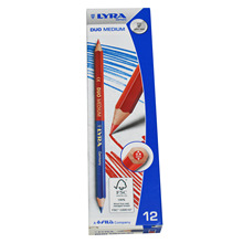 艺雅(LYRA)DUO L2640101 红蓝双色彩色铅笔.12支/盒