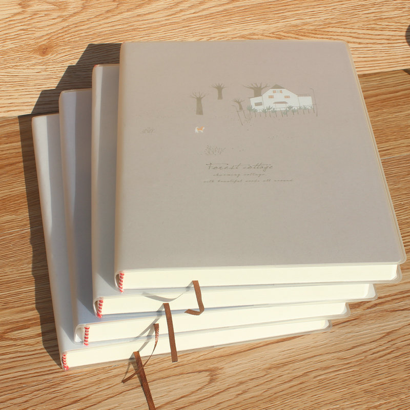 一本一木16200胶套笔记本 可爱152张学生软抄本卡通文具创意本子