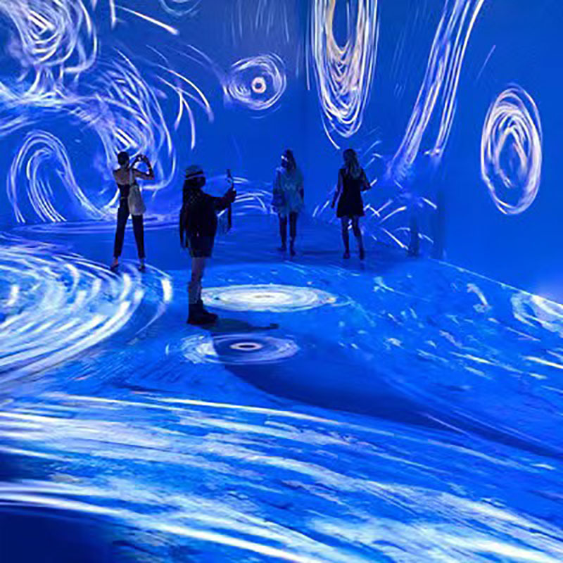 3d全息投影仪裸眼地面儿童互动投影娱乐游戏设备展厅餐厅ktv引流