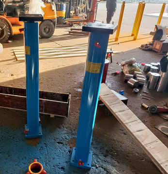 长行程液压千斤顶双作用长油缸电动液压起顶两端法兰盘液压缸三包