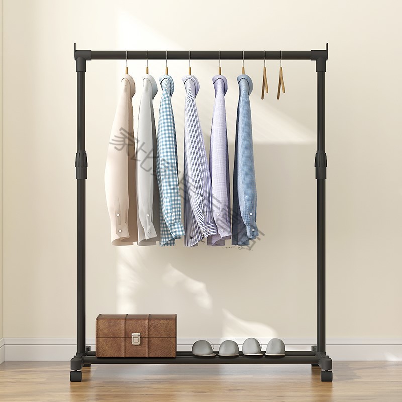 合租露天凉台晾衣架活动落地晾床单折叠组合式室内.简便