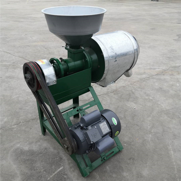 电动278锥型面粉机 家用玉米去皮磨粉机 麸皮分离小麦磨面机