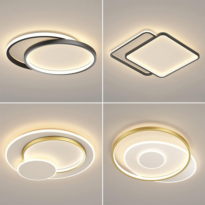 【2022新款】北欧led吸顶灯简约创意卧室百搭书房灯 高档灯饰批发