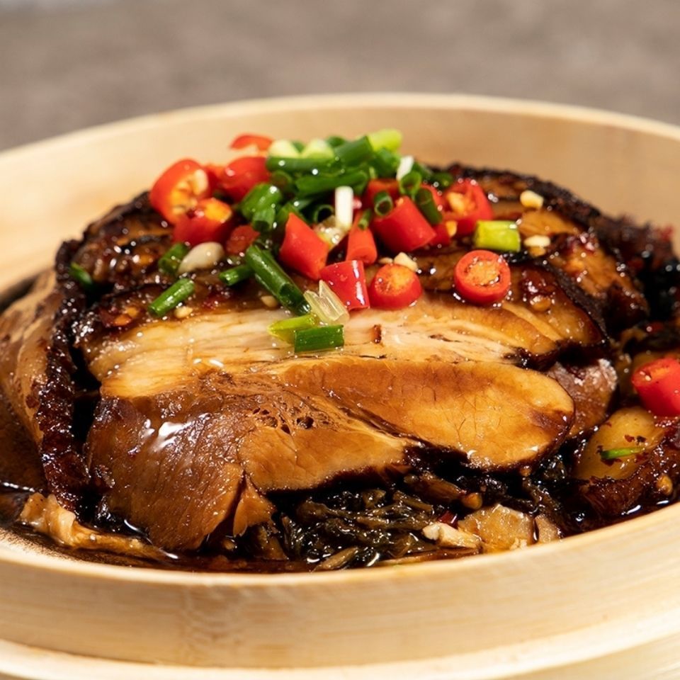 虎皮扣肉420g方便速食不辣精品五花肉湘菜加热即食