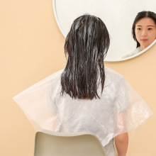 FaSoLa一次性染发披肩理发店围布发廊美发焗油头发塑料防水加厚