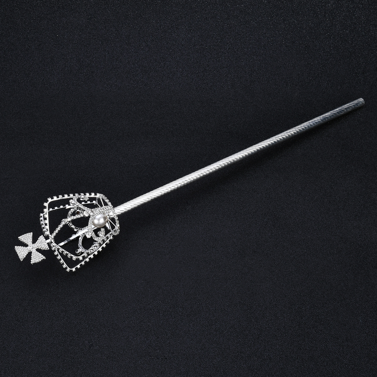 新款公主闪亮水钻魔法棒时尚精致婚庆仙女棒女神选美权杖道具批发