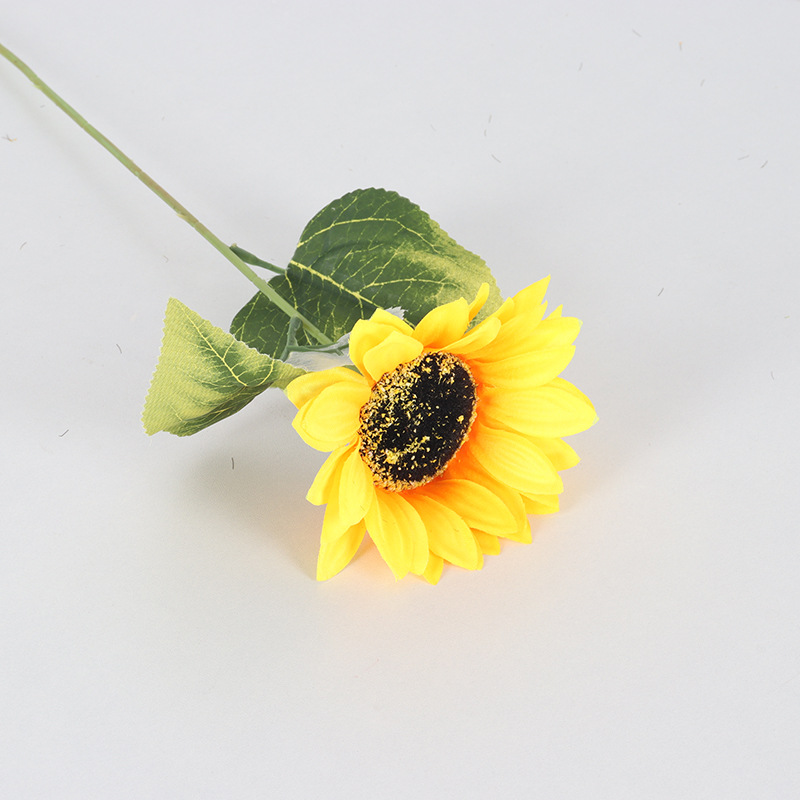 Single Sunflower Artificial Flower SUNFLOWER Home Hotel Office Indoor Decorative Fake Flower Decoration Photo Props