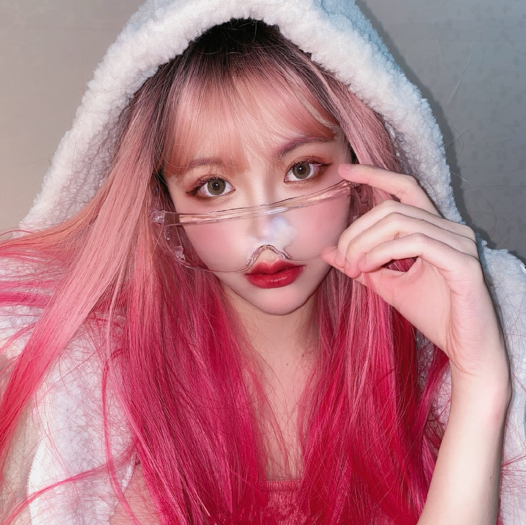 等了好久的粉色渐变头发终于来了很多小可爱