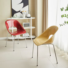 休闲北欧餐椅设计师椅子中古轻奢家用现代简约网红咖啡餐厅靠背椅