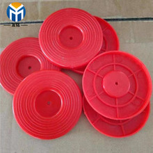 可定制红色圆形热熔垫片 隧道防水板固定焊接用PE热熔垫片厂家