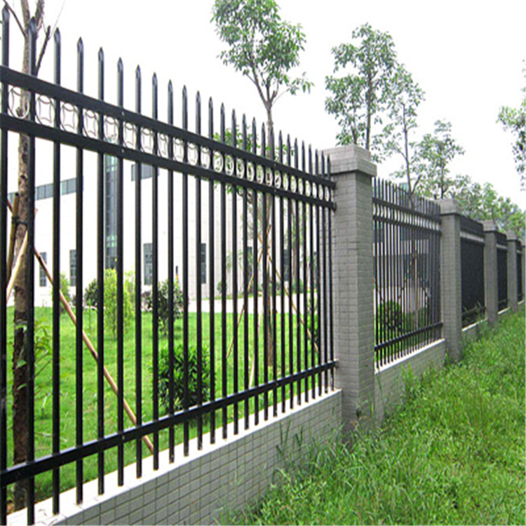 锌钢护栏小区家用安全防护栅栏室外铁艺栏杆庭院厂区户外围墙围栏