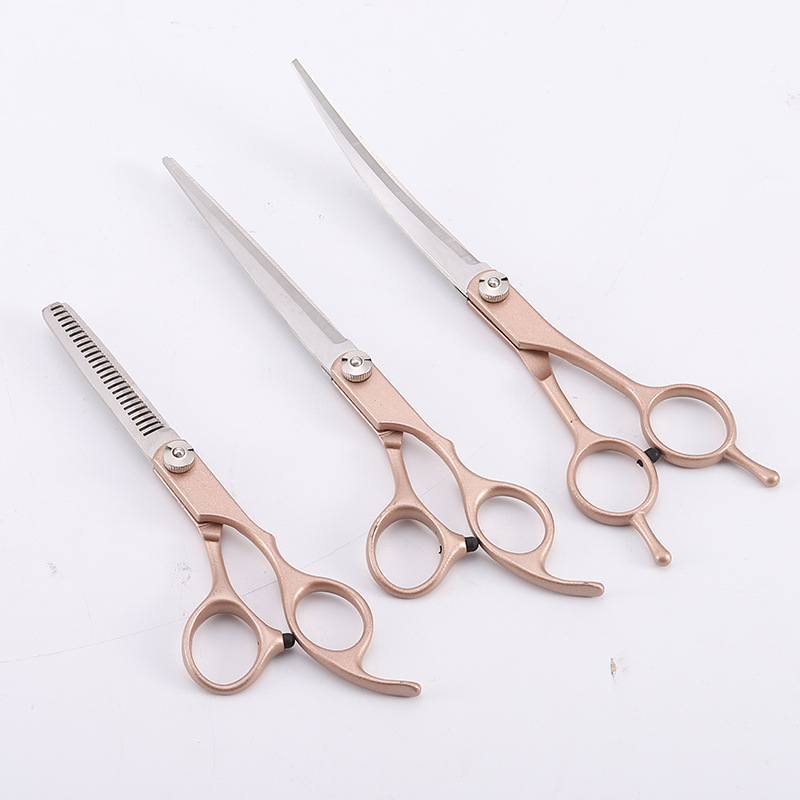 宠物美容剪刀狗狗毛工具套装专业修毛剪弯剪子理发剪刀美发宠物剪