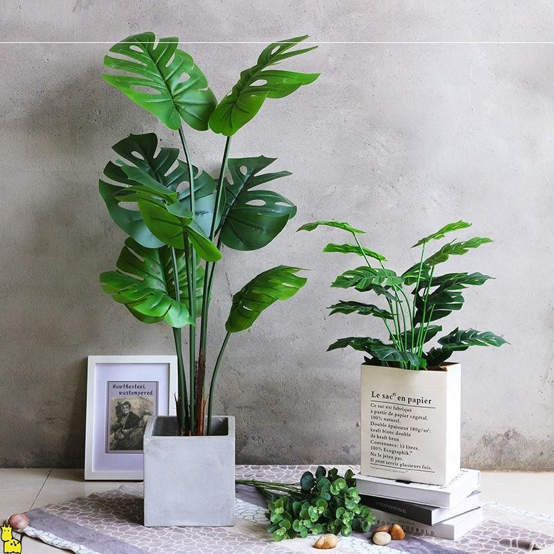 女装店橱窗绿植摆件客厅绿植摆设假花盆栽装饰品房间女生桌面小