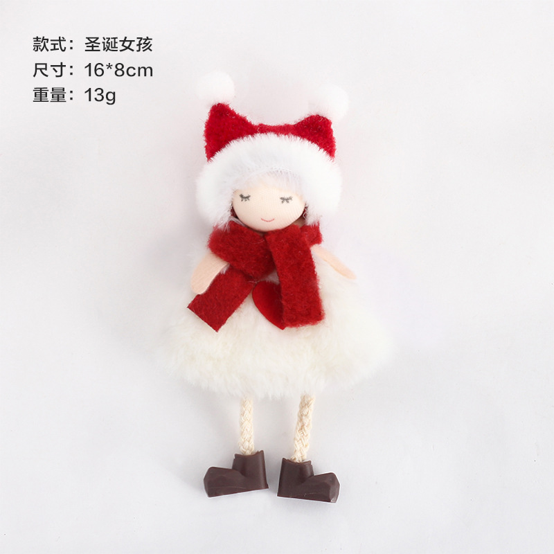 Cross-Border Spot Christmas Decorations Ins Cute Wind Snowman Old Man Doll Christmas Tree Pendant